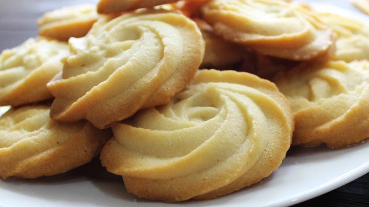 Melting Moments Cookies Recipe â¥ Eggless Butter Cookies â¥ Really